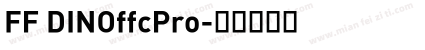 FF DINOffcPro字体转换